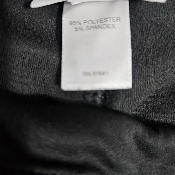 Pure Jill black velour leggings women's size medium - Picture 4 of 4